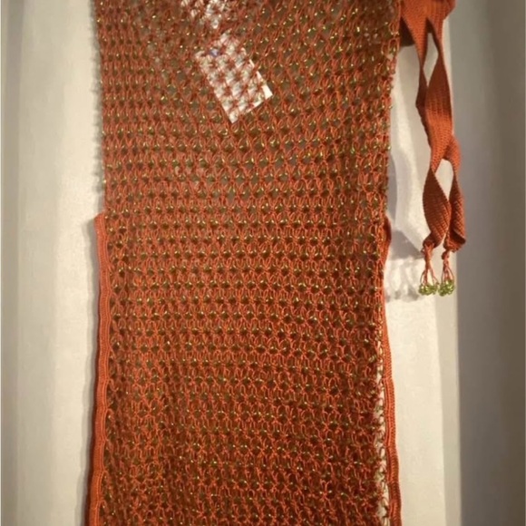 My Beachy Side
Swim coverup sarong beaded crochet new White Lotus - Picture 3 of 3